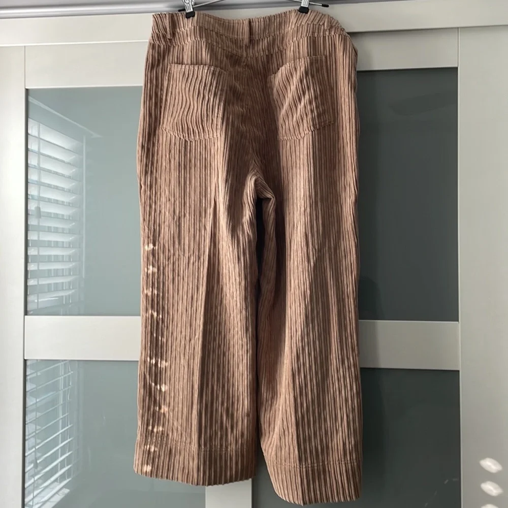 Elie Tahari Cropped Corduroy Wide Leg Pants - Picture 8 of 12
